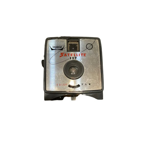 AS IS Vintage Imperial Satellite 127 color black white Camera